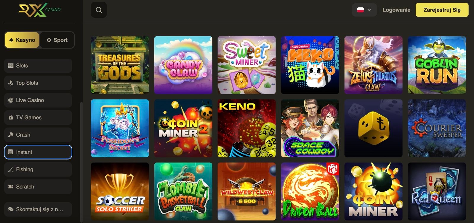 rx casino no deposit bonus