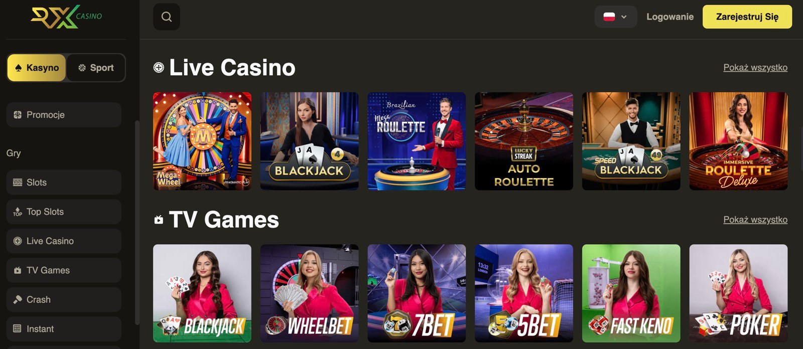 rx casino no deposit bonus code
