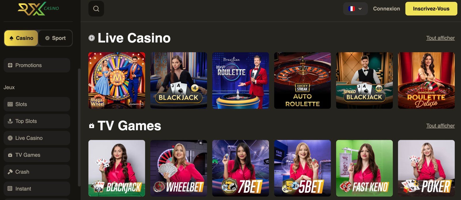 rx casino promo code