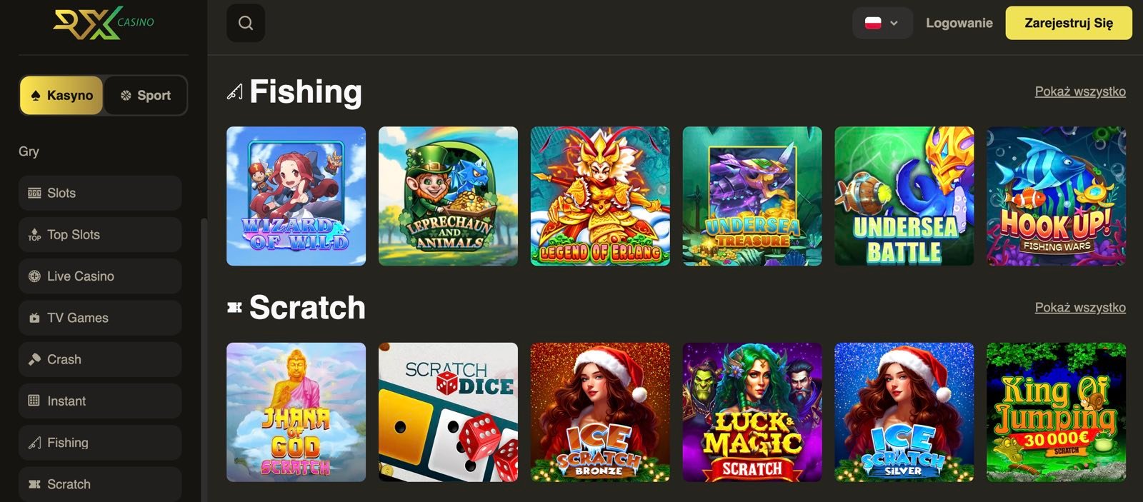 rx casino no deposit bonus code